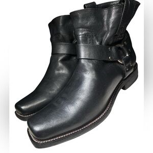 Frye Men's Black Leather Ankle Boots